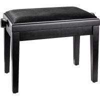 K&M 13921 Banc de piano bois - noir mat - Vue 1